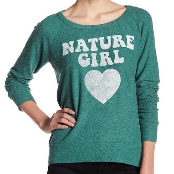 Chaser Tops - Chaser Nature Girl Crewneck Top